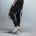 Men'S Futuristic Clothing Cargo Joggers Baggy Pants Gothic Techwear Streetwear Hip Hop Pants Cargo Pants for Men