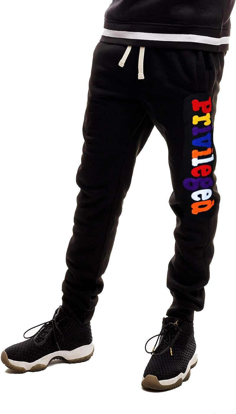 Mens Premium Hip Hop Fashion Pockets Fleece Pants