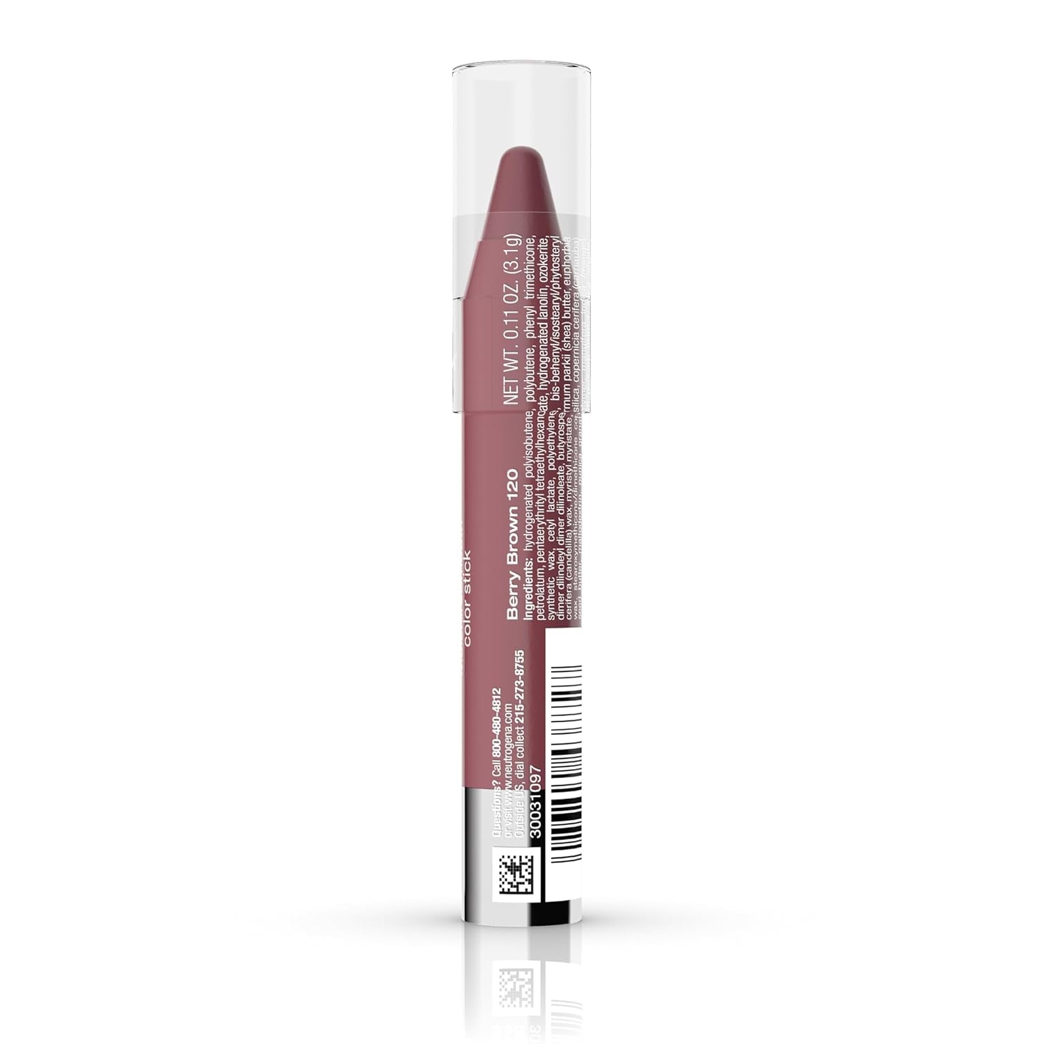 Neutrogena Moisturesmooth Color Stick, 120 Berry Brown, .011 Oz, 36 Pack