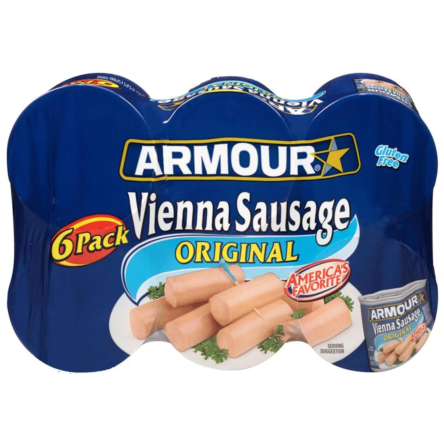 Star Vienna Sausage, Original Flavor, Canned Sausage, 4.6 Oz (Pack of 6)