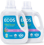 Laundry Detergent Liquid, 200 Loads - Dermatologist Tested Laundry Soap - Hypoallergenic, EPA Safer Choice Certified, Plant-Powered - Lavender, 100 Fl Oz (Pack of 2)