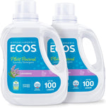 Laundry Detergent Liquid, 200 Loads - Dermatologist Tested Laundry Soap - Hypoallergenic, EPA Safer Choice Certified, Plant-Powered - Lavender, 100 Fl Oz (Pack of 2)