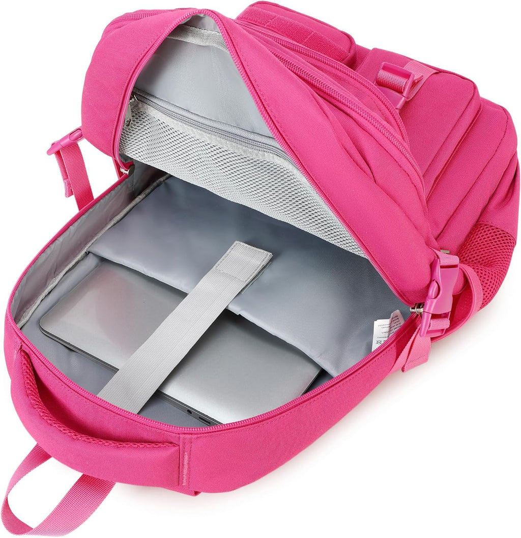 Large Heavy Duty Backpack for School College Bookbag Casual Multi Pocket Travel Backpacks