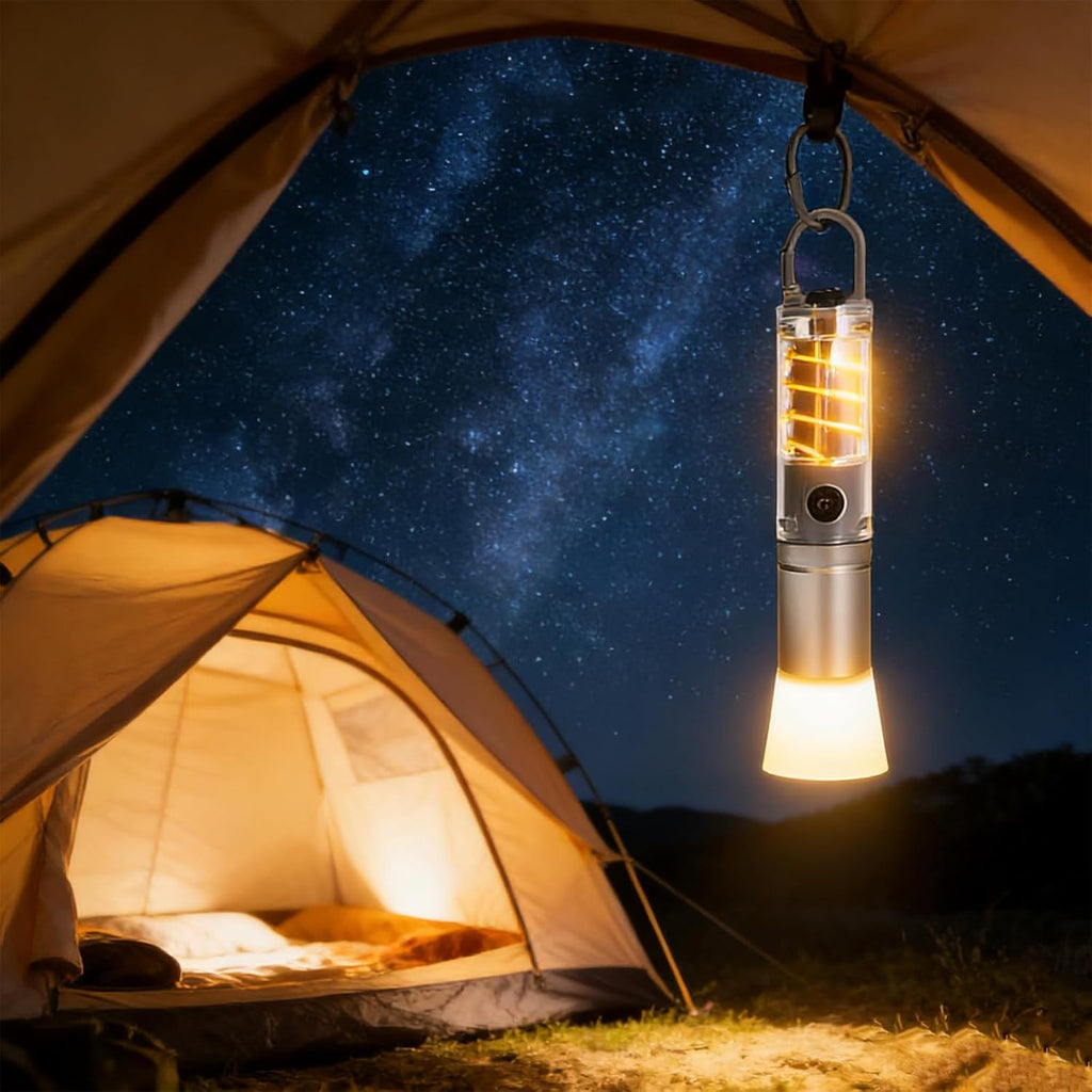 High Lumens Rechargeable Flashlights, 100000 Lumens Super Bright Flashlights, 6 Modes Zoomable High Bright Flashlights，Suitable for Hiking Camping and Family Emergencies