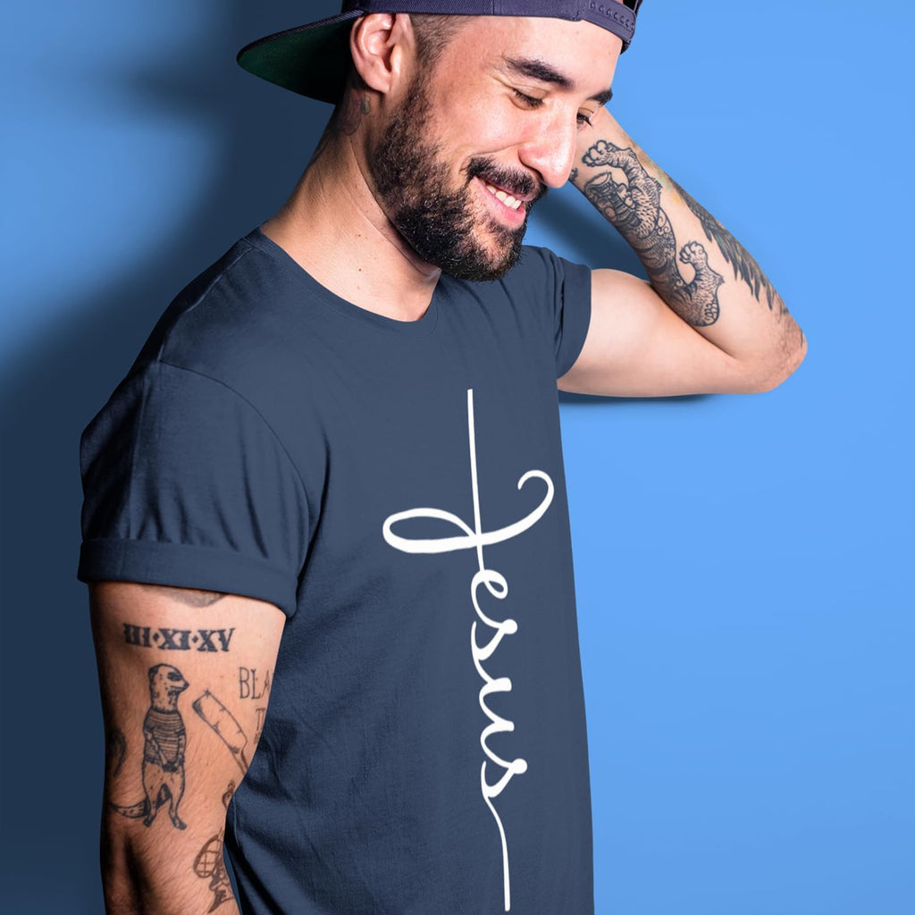 Jesus Cross T-Shirt - Christian Religious Graphic Tee for Men Women | Christian Faith Shirt, Jesus Cross T-Shirt, Religious Graphic Tee, Inspirational Christian Gift, Men Women Apparel