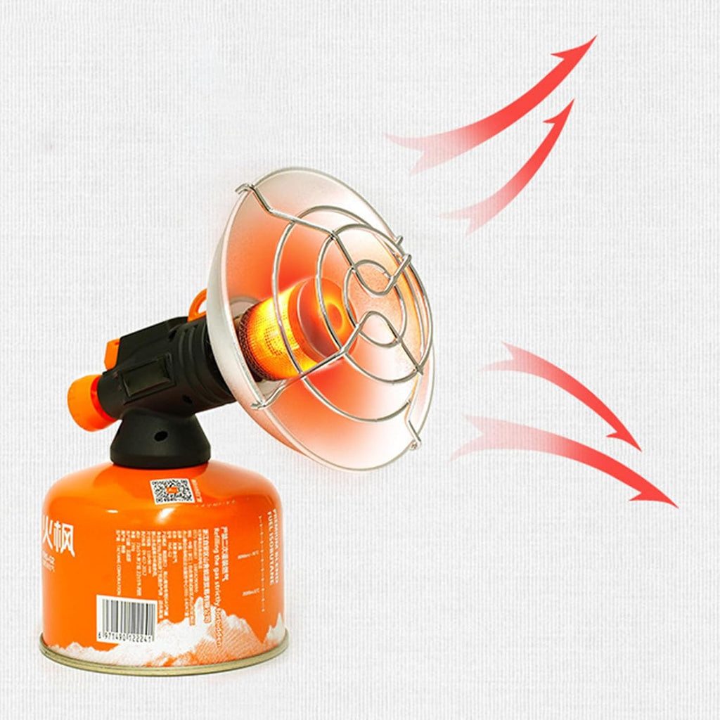 RDTGHY 1Set Portable Gas Heater Stainless Steel Mini Heater Fast Heating Compact Design for Outdoor Camping Emergency Heat Source