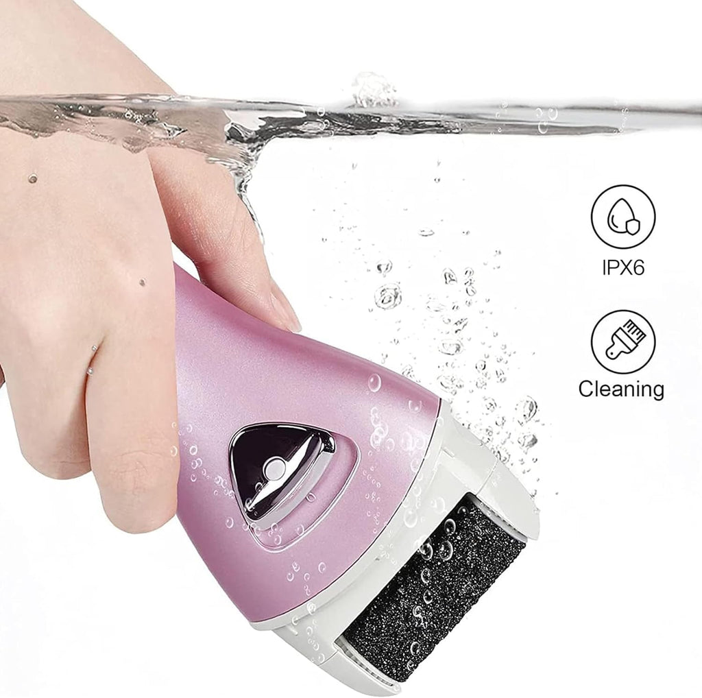 Electric Feet Callus Removers Rechargeable,Portable Electronic Foot File Pedicure Tools, Electric Callus Remover Kit,Professional Pedi Feet Care Perfect for Dead,Hard Cracked Dry Skin