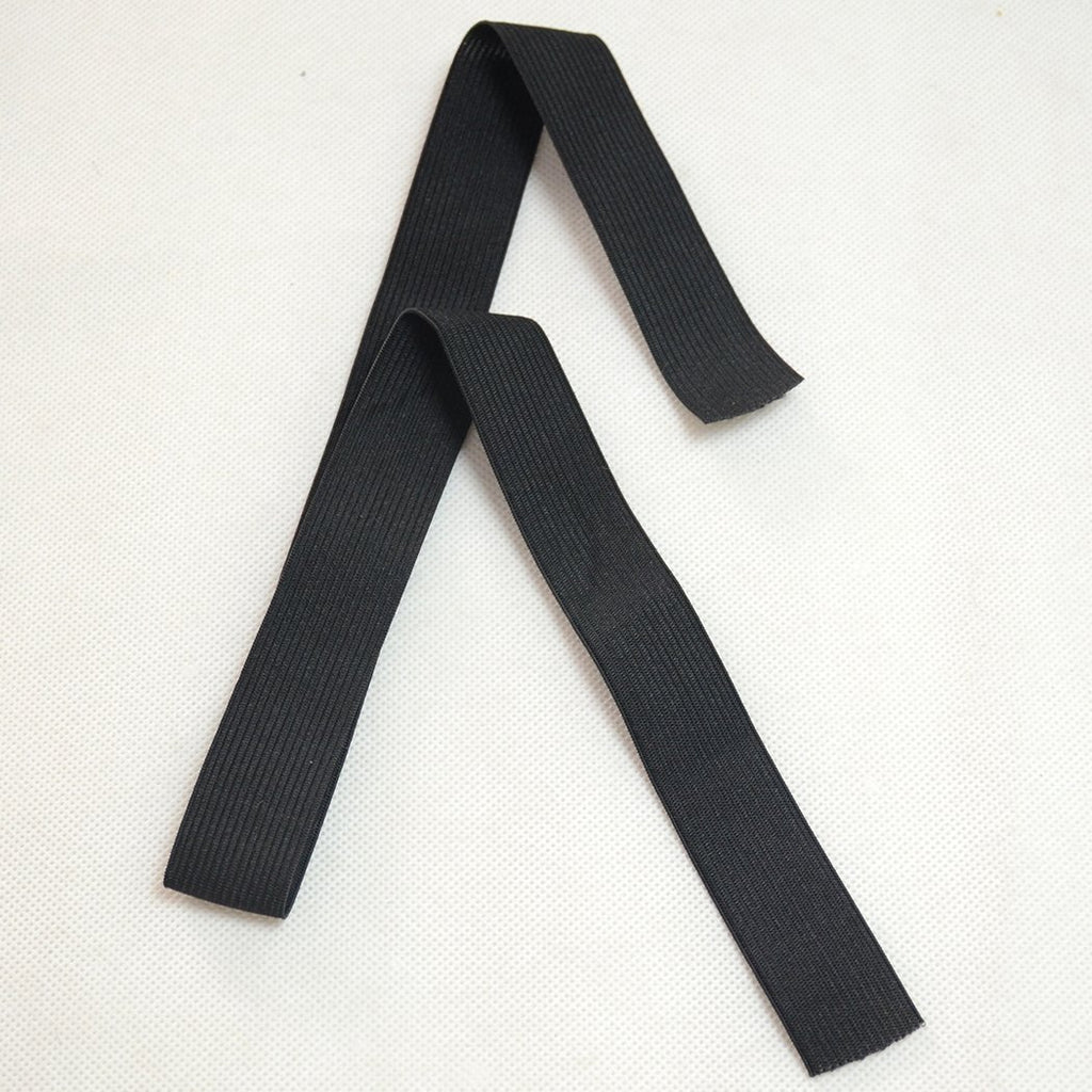 Black Elastic Bands Wig Accessories for Making Wigs/Lace Frontal/Lace Closure 2.5Cm Width 6Pcs (Elastic Band, 6Pcs) | 2.5Cm Wide Sturdy Black Elastic Bands, 6 Pieces per Set, Flexible Stretch, Wig Making, Lace Frontal and Lace Closure Fixing