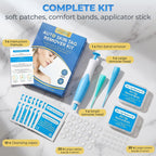 Premium Skin-Care Patch Big Kit – Gentle Foot & Face Care Set with Soft Patches, Comfort Bands & Stick Applicator for Men Women & Kids
