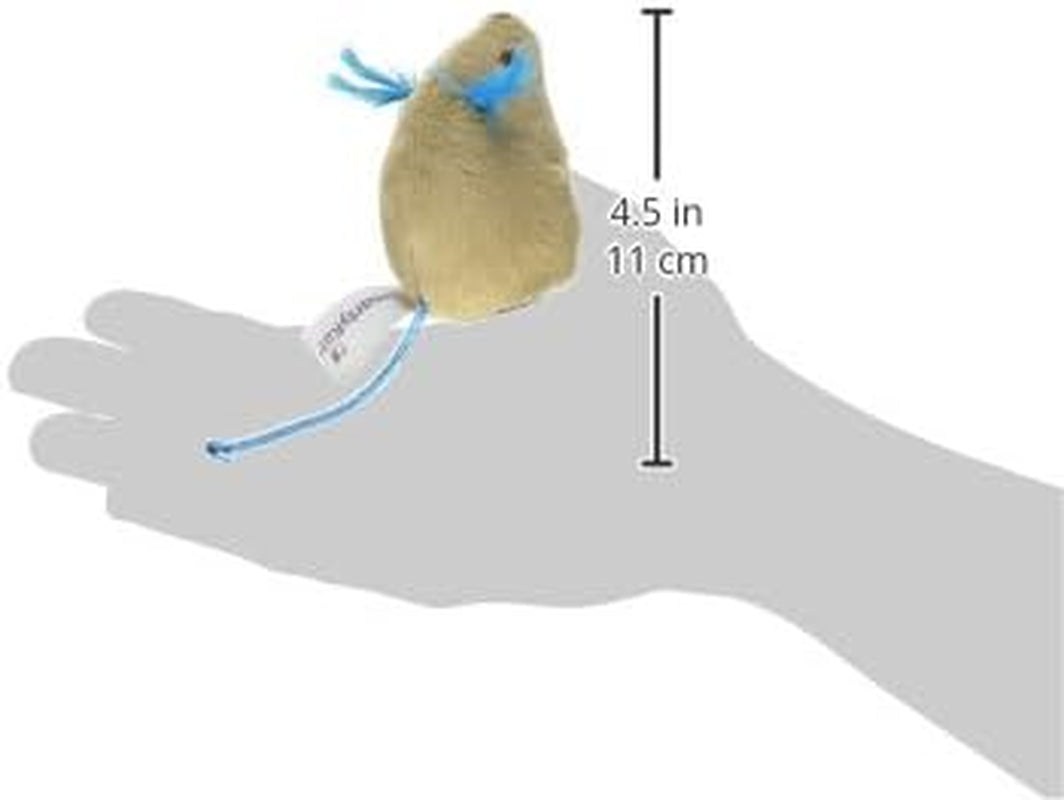 (2 Count) Mouse Mates Plush Catnip Cat Toys - Brown/Gray, 2 Count