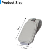 2 Packs Magnetic Sunglass Holder for Car Visor (Grey) | Magnetic Interior Car Accessories