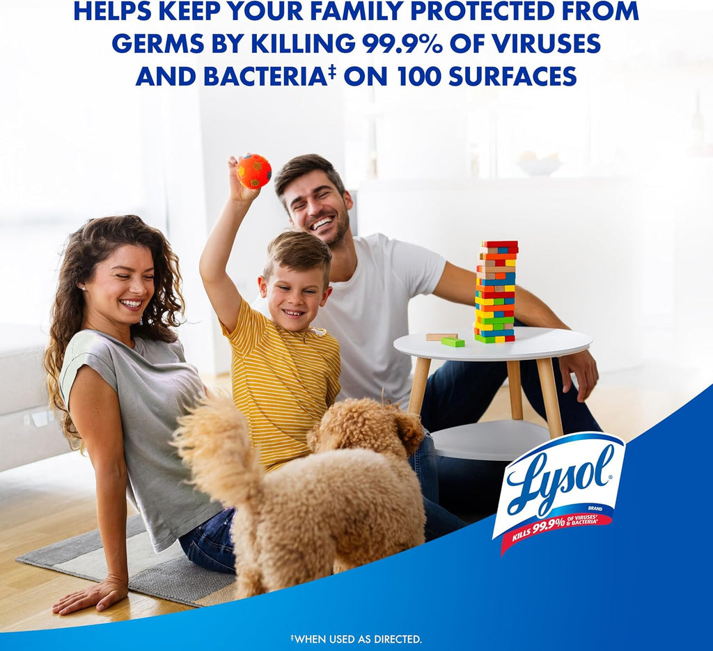 Disinfectant Spray, Household Cleaning Supplies, Disinfecting Multi-Purpose Room Spray, Antibacterial Sanitizer, Deodorizer, Kills Hantavirus, Crisp Linen, 19 Fl Oz (Pack of 2)