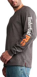 Base Plate Blended Long Sleeve T-Shirt with Logo