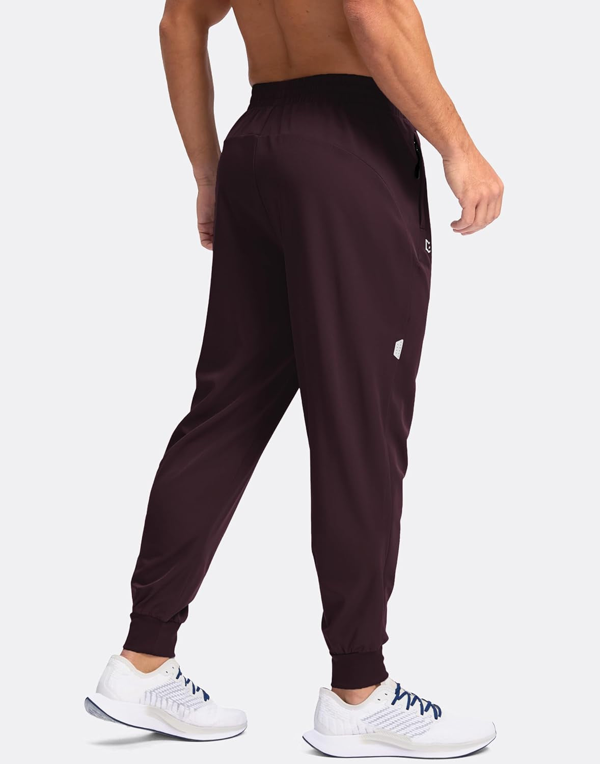 Men'S Joggers with Zipper Pockets Lightweight Athletic Workout Pants Quick Dry Sweatpants for Men Running Hiking