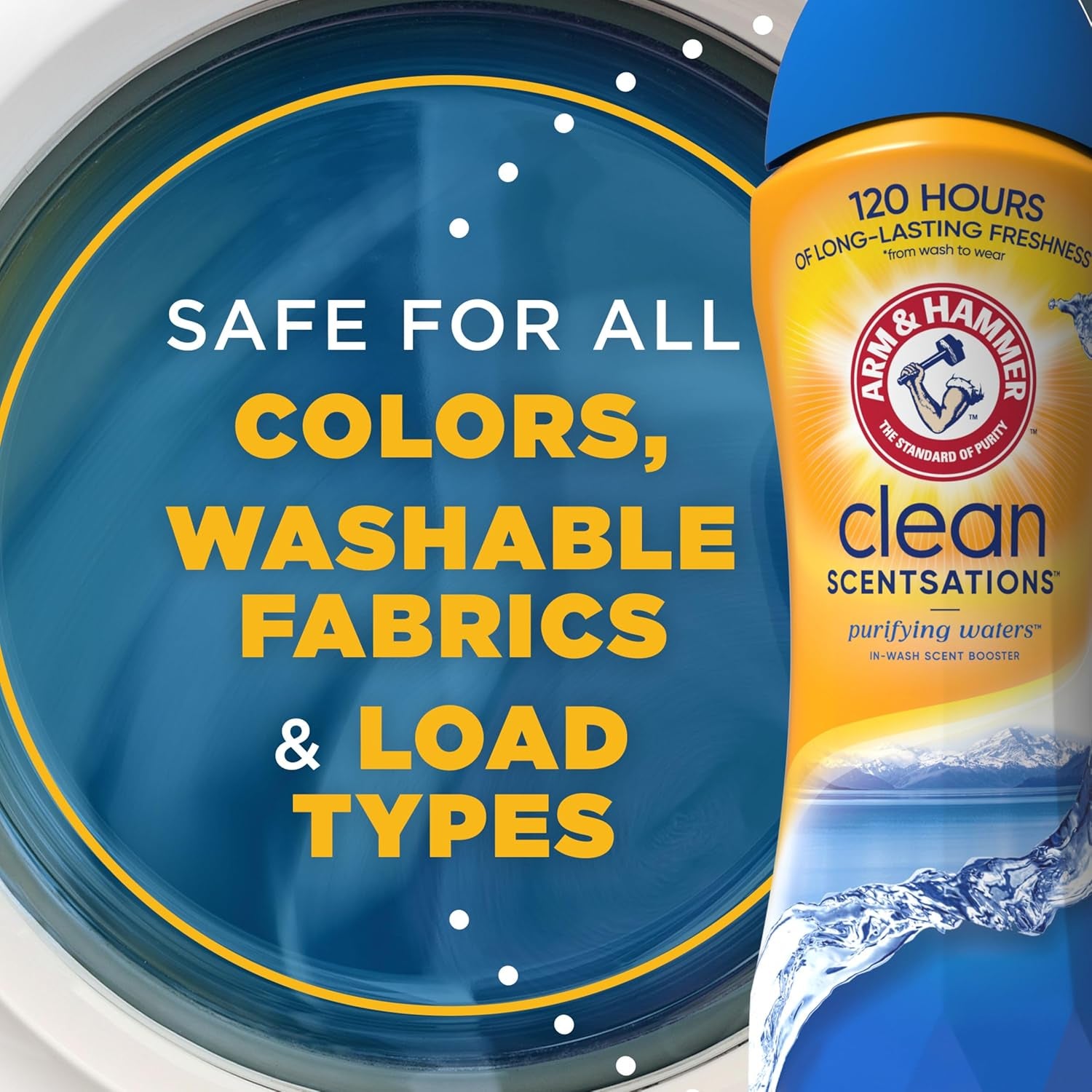 In-Wash Scent Booster, Purifying Waters, 37.8 Oz