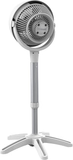 683DC Energy Smart Medium Pedestal Air Circulator Fan with Variable Speed Control,White