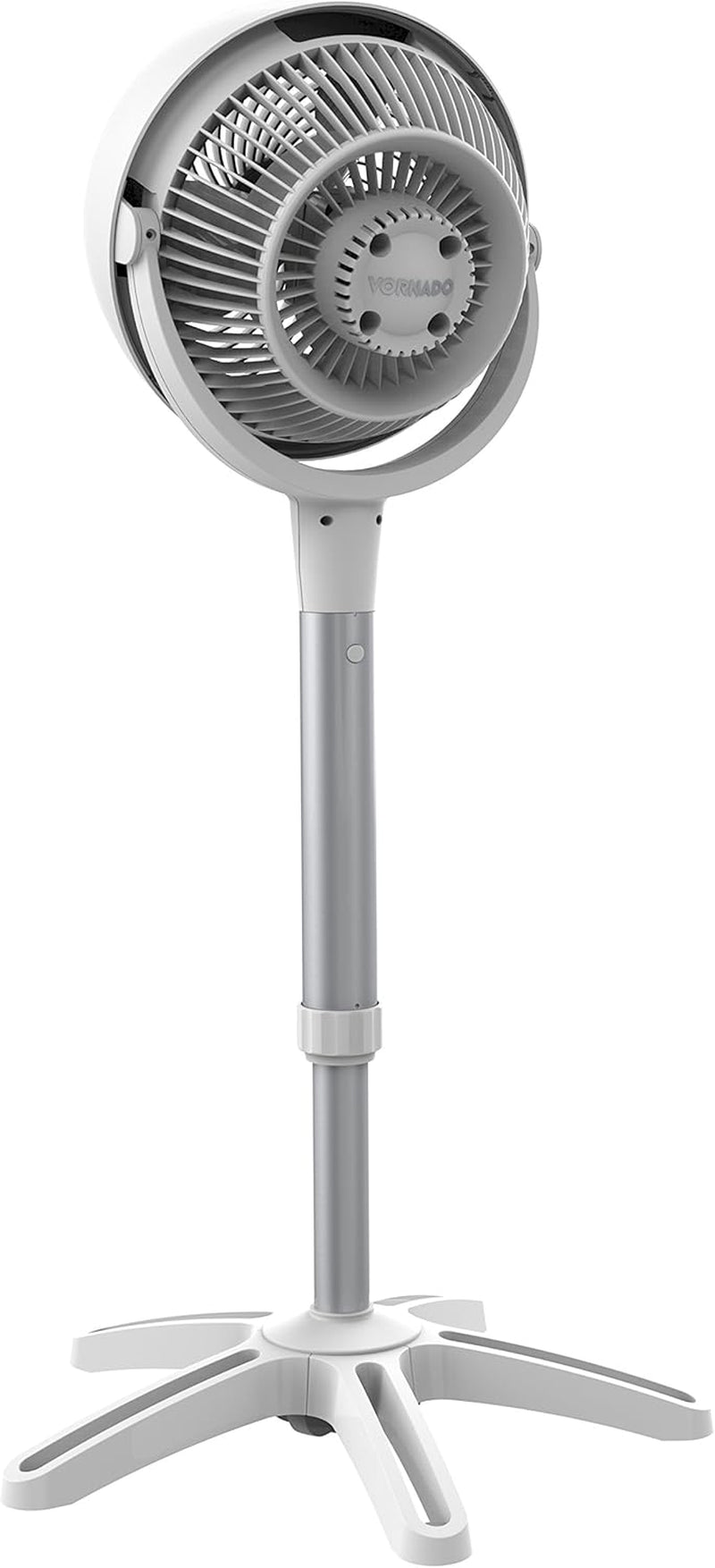 683DC Energy Smart Medium Pedestal Air Circulator Fan with Variable Speed Control,White
