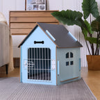 Rypetmia Indoor Dog House for Small Dogs & Cats, Wooden Pet House | Cute Puppy Bed Shelter /Ventilated Windows/Cozy Cave Design/Tool-Free Assembly/Small Pet Hideaway for Bedroom, Living Room