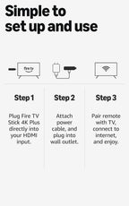 Fire TV Stick 4K plus (Newest Model) with Ai-Powered Fire TV Search, Wi-Fi 6, Stream Hundreds of Thousands of Movies and Shows, Free & Live TV, Find Shows Faster with Alexa+