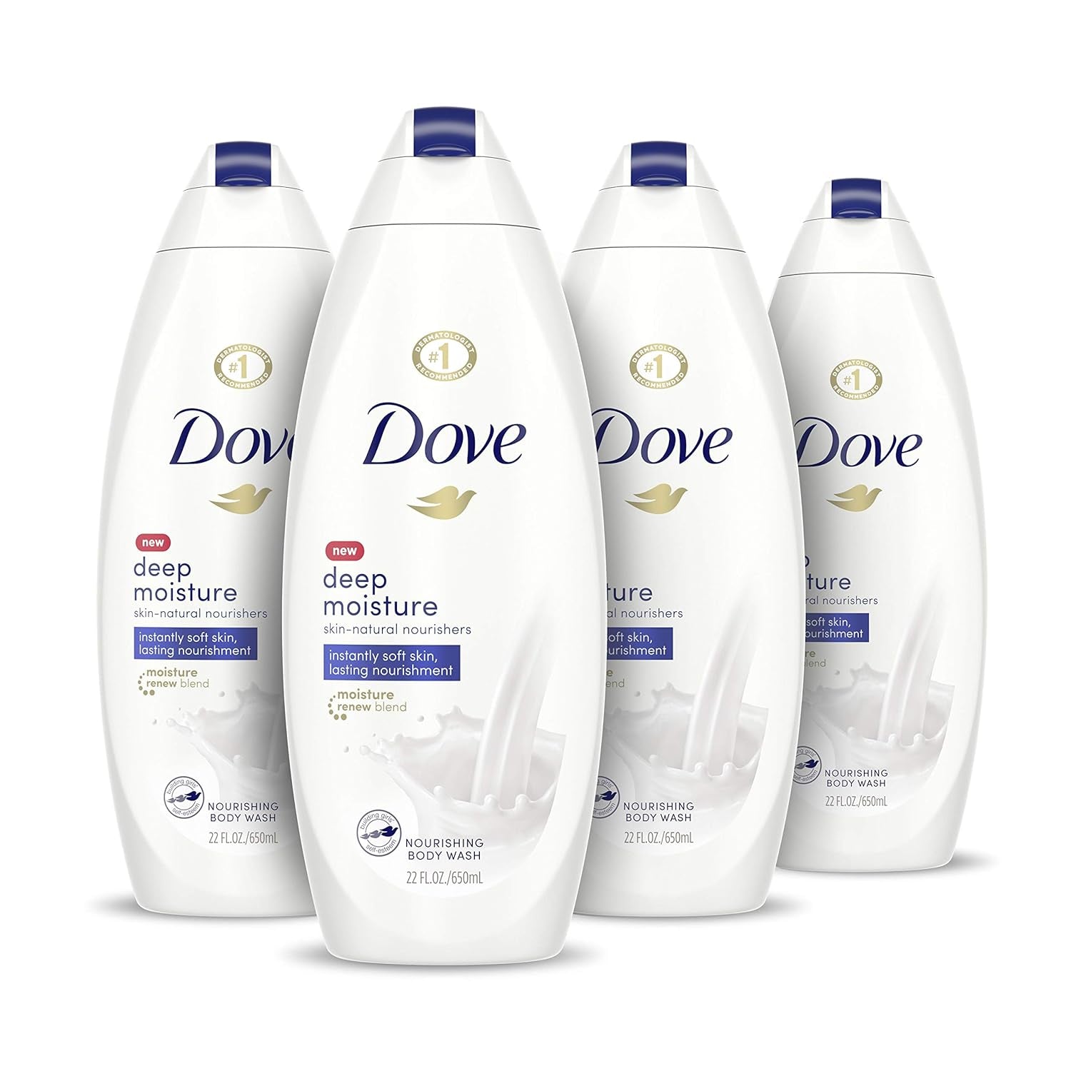 Body Wash Deeply Nourishing – Pack of 4 22 Oz