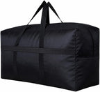 Extra Large Storage Duffle Bag for Travel, Black Big Traveling Duffle Bag