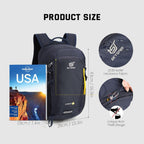 Small Hiking Backpack, 20L Lightweight Travel Backpacks Hiking Daypack for Women Men