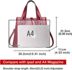 Women Crossbody Handbags Genuine Leather Satchel Handbags for Women Top-Handle Shoulder Tote Purses