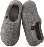 Women'S Fuzzy Curly Fur Fleece Lining Memory Foam Loafer Slippers | Non-Slip,Indoor and Outdoor,Machine-Washable,Warm,Bedroom