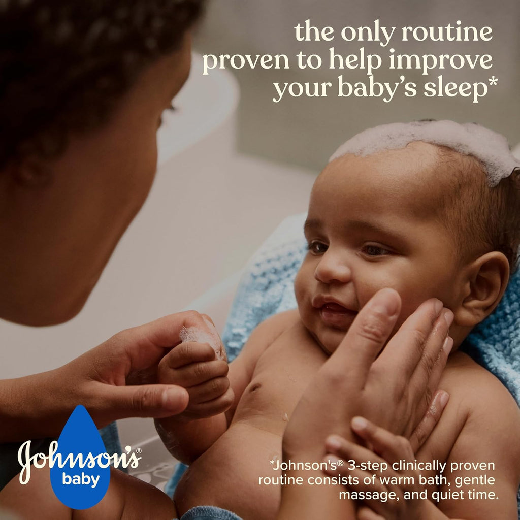 Johnson'S Baby Bedtime Cream with Soothing Naturalcalm Aromas, Baby Cream with Calming Aromas, Soothing and Relaxing Scent, No Added Parabens & Dyes, 8 Oz