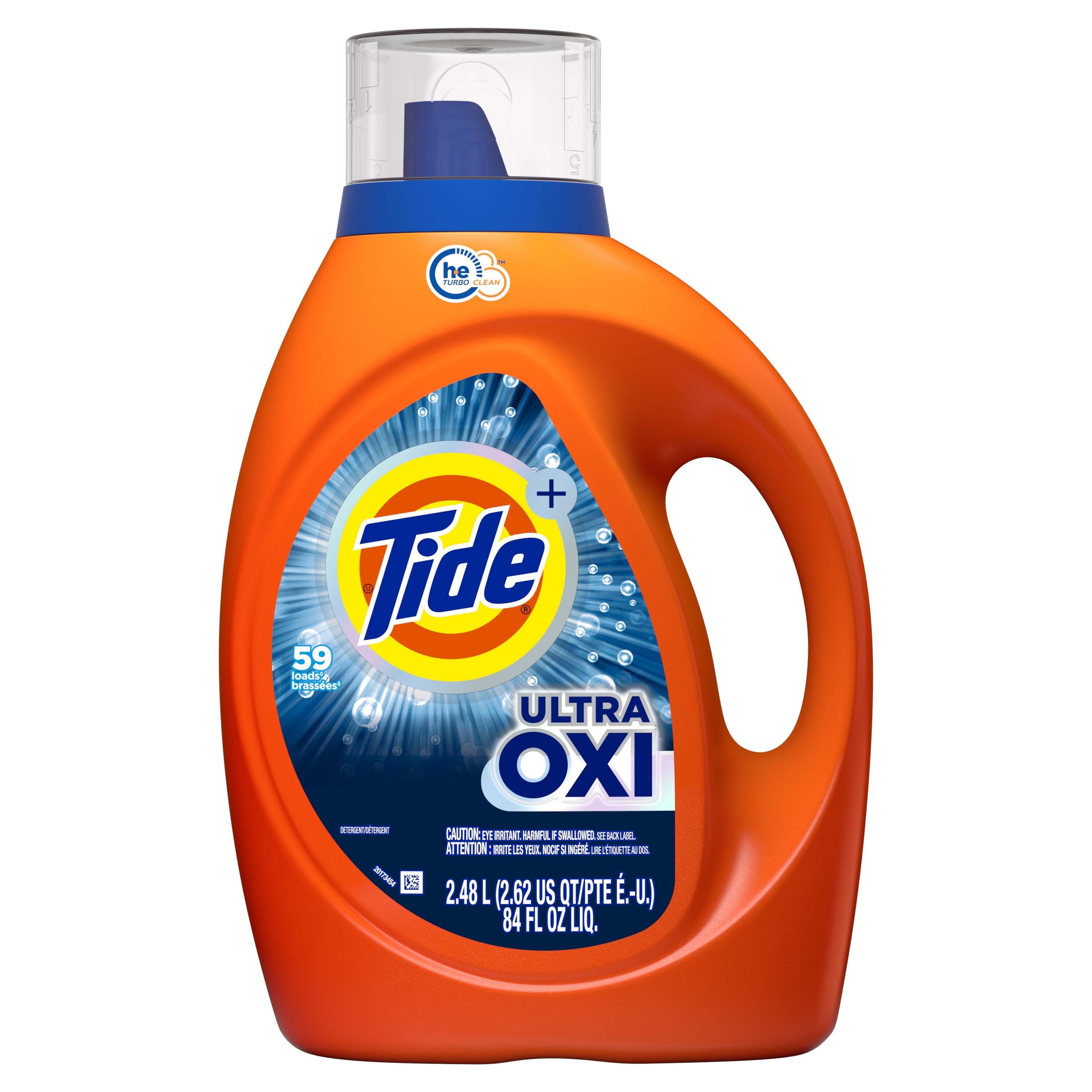 Ultra Oxi Liquid Laundry Detergent, HE Compatible, 84 Fl Oz, 59 Loads