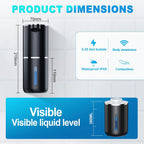 Automatic Liquid Soap Dispenser,380Ml Wall Mount Touchless 4 Gear Adjustable Electric Liquid Soap Dispenser,Usb Rechargeable with Infrared Motion Sensor for Bathroom,Kitchen,Office