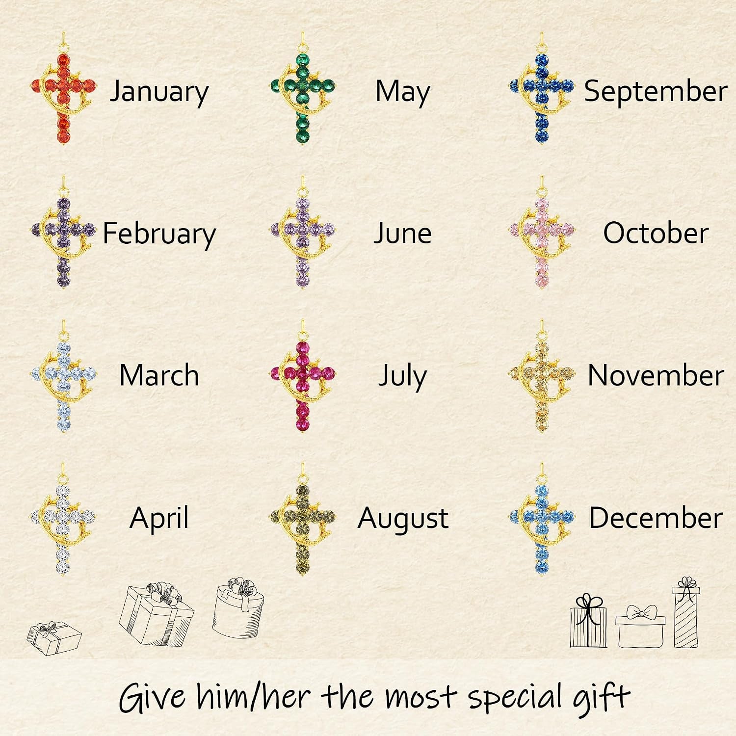 Christian Gift Stocking Stuffers Cross Necklace for Women-Dainty 14K Gold Plated/Silver Plated Pendant Necklaces Simple Cute Tiny Necklace Jewelry for Women
