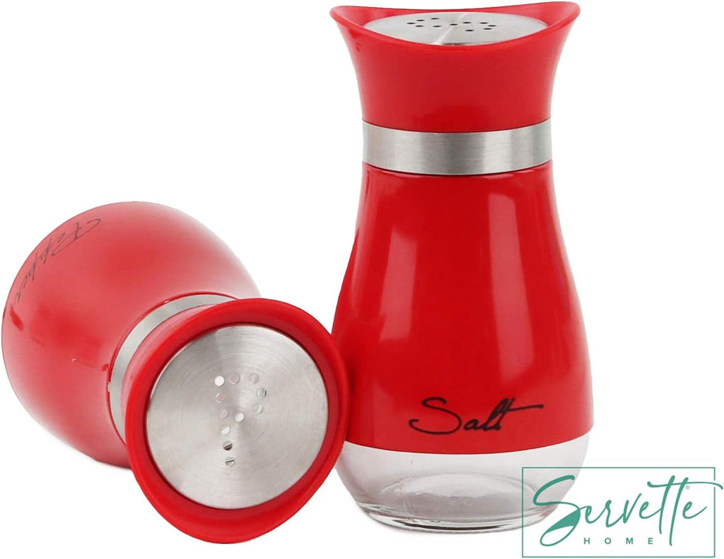 Basic Salt & Pepper Shakers - Red