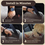 Dog Car Seat for Dogs up to 18Lbs, Lookout II, Palmer Dove (S) | Dog Booster Car Seat with Storage Tray, Elevated View Helps Alleviate Travel Sickness & Fear, Removable Washable Cover
