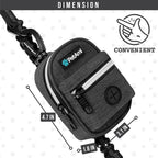 Dog Poop Bag Holder for Leash, Waste Bag Dispenser Pet Pouch, Charcoal