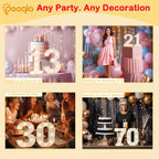 Decorative Led Light up Number Letters, White Plastic Marquee Number Lights Sign Party Wedding Decor Battery Operated Number (1)