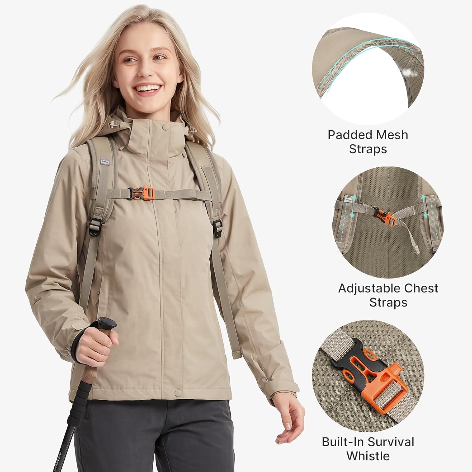 10L Small Hiking Backpack for Women Men | Mini Lightweight Travel Casual Daypack, Water Repellent Fabric, Fits 11" Tablet
