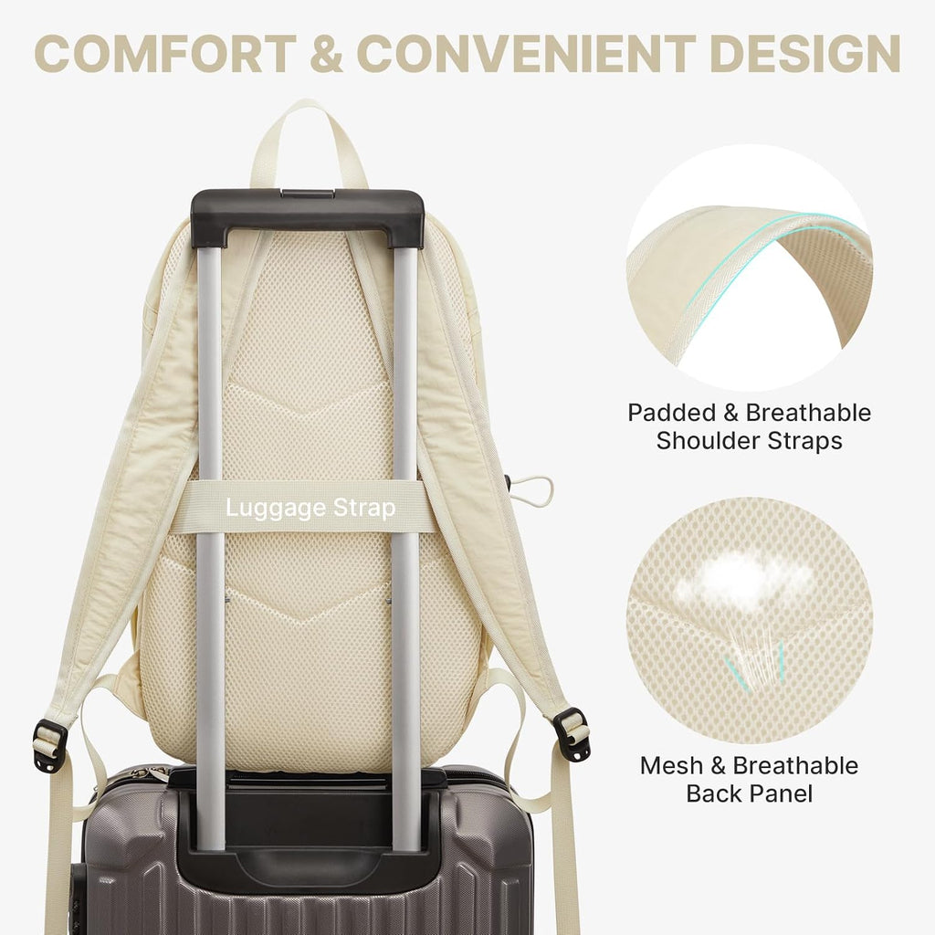 20L Hiking Travel Backpack for Women Men | Lightweight Backpacks with Luggage Trolley Strap, Daypack for Outdoor Daily Camping