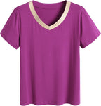Women'S Sleepwear Tops with Capri Pants Pajama Sets