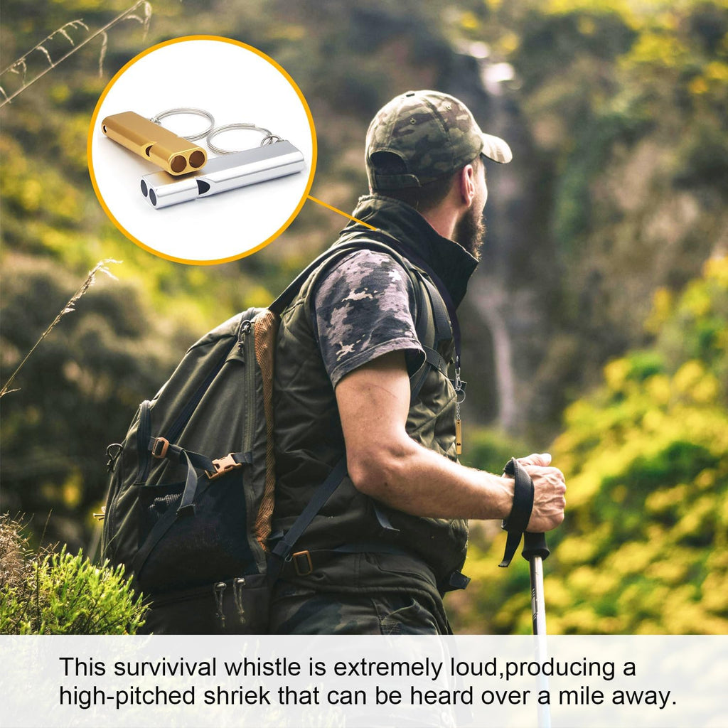 120 Db Loud Emergency Survival Whistle with Lanyard - Suitable for Coaches, Teachers, Dog Training, Kayak Accessories, and Hiking Safety Tool