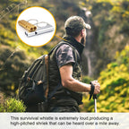 120 Db Loud Emergency Survival Whistle with Lanyard - Suitable for Coaches, Teachers, Dog Training, Kayak Accessories, and Hiking Safety Tool