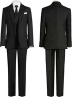 Boys Formal Suit Set 5 Pieces Slim Fit Ring Bearer Outfit