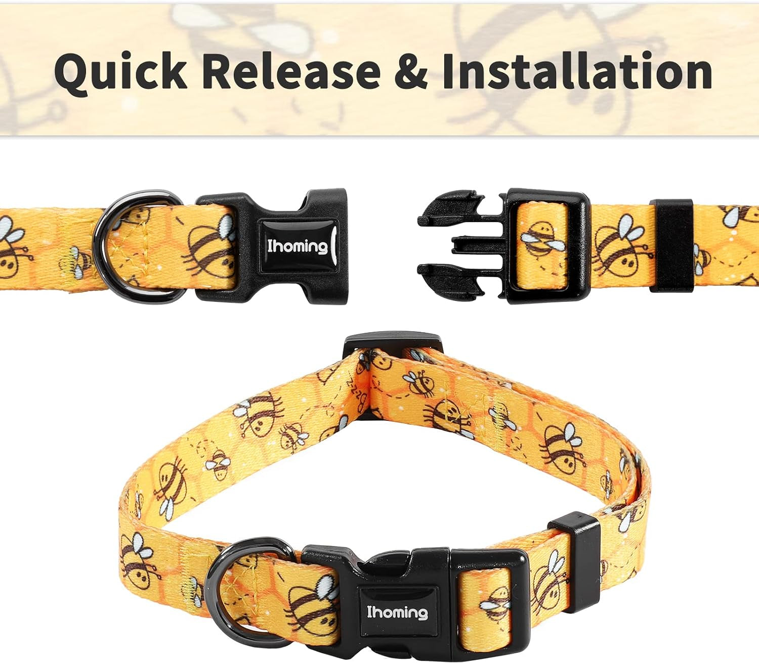 Dog Collar and Leash Set for Small Dogs & Cats, up to 20 Lbs | Soft Splicing Design, Adjustable Durable Pet Collar Leash for Everyday Walks, Training, and Outdoor Activities