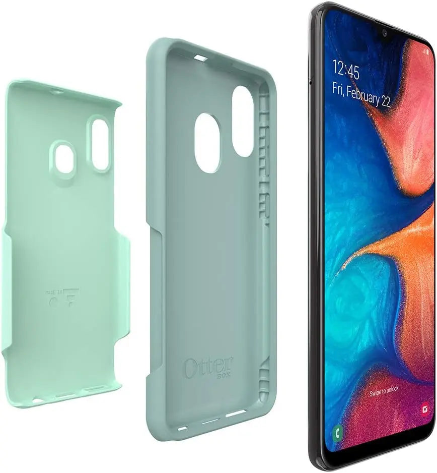 COMMUTER SERIES LITE Case for Samsung Galaxy A20 - Retail Packaging (OCEAN WAY - AQUA SAIL/AQUIFER)