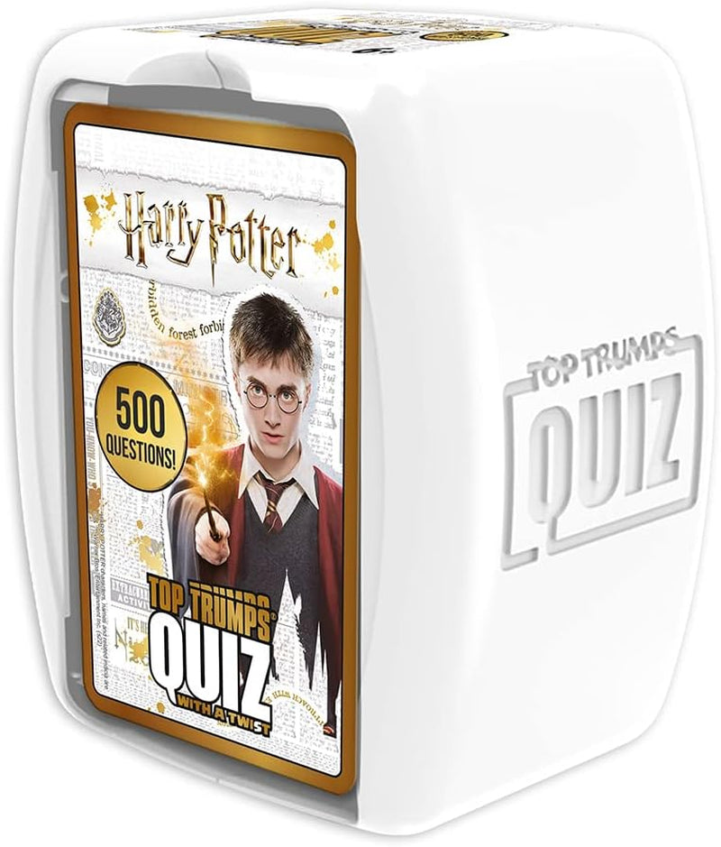 Quiz Harry Potter Game, 500 Questions to Test Your Knowledge and Memory in the World of Hogwarts, Spells, Witches & Wizards and Lord Voldemort, Gift and Toy for Ages 8 Plus