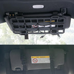 2 Pcs Vehicle Molle Panel Tactical Visor Organizer for Car Visor/Headrest/Seat Back, Gear Holder and Accessories Pouches for EDC Tools