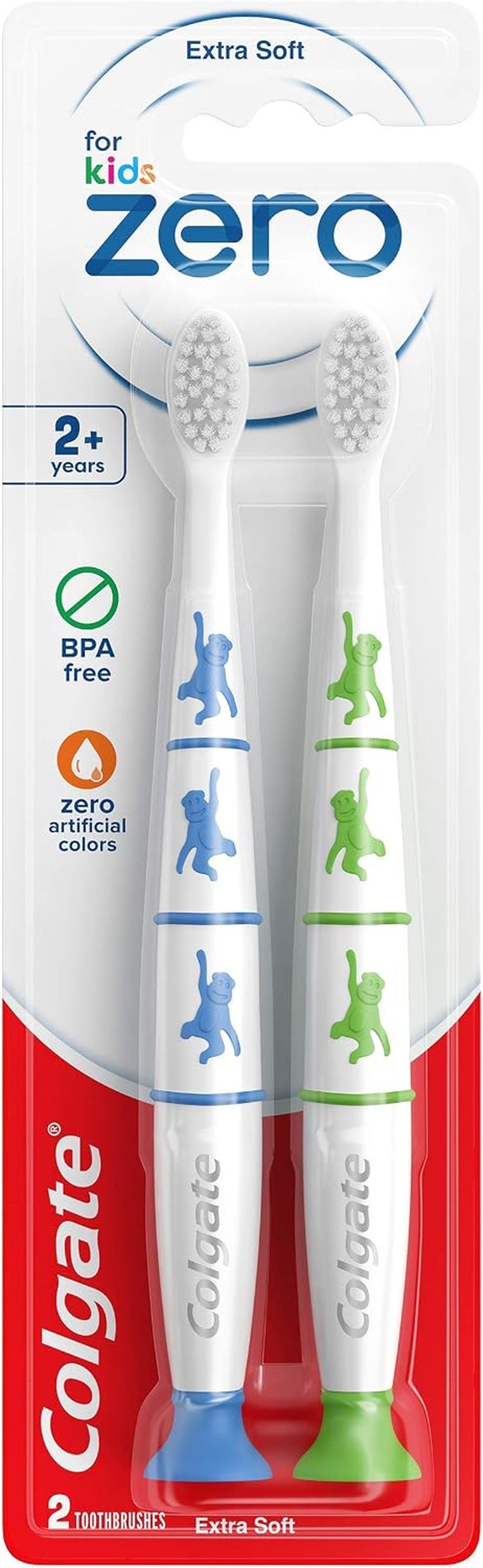 Zero Kids Toothbrush - 2 Pack, 2 Count