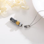Cremation Jewelry Sterling Silver Sunflower/Rose/Daisy Flower Urn Necklace for Ashes Memorial Keepsake Jewelry for Women