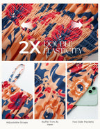 Summer Dresses for Women 2026 Vacation Boho Maxi Sundress | Casual, Smocked Waist, Floral Printed, Spaghetti Strap, Sleeveless, Beach Dresses with Pockets, Fashion Outfits