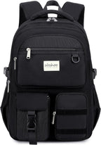 Large Heavy Duty Backpack for School College Bookbag Casual Multi Pocket Travel Backpacks